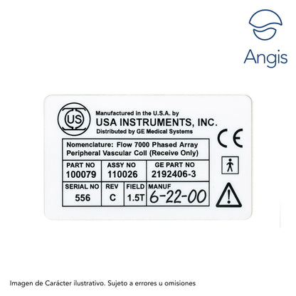 FLOW 7000 PHASED ARRAY PERIPHERAL VASCULAR COIL (RECEIVE ONLY)