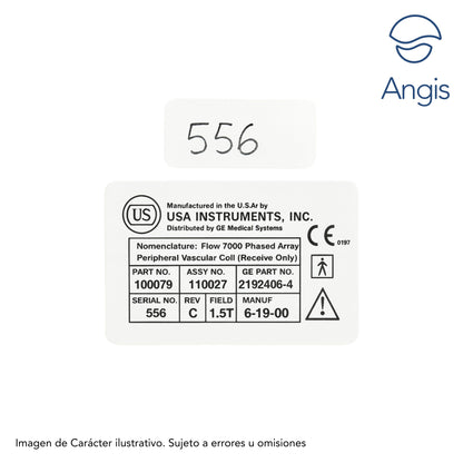PERIPHERAL VASCULAR COIL (RECEIVE ONLY)  1.5T